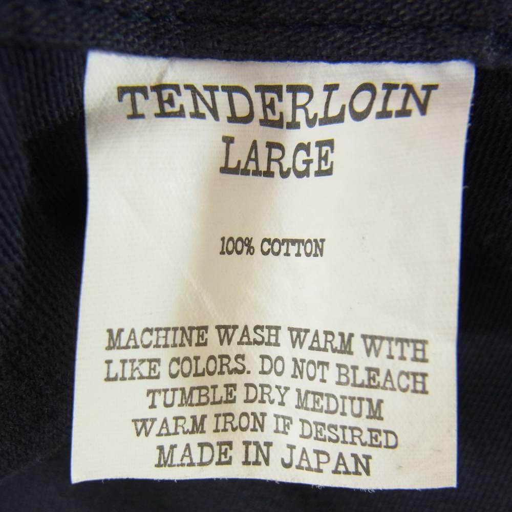 TENDERLOIN テンダーロイン T-ARMY SHORTS ベイカー ショーツ ミリタリー パンツ ネイビー系 L【中古】