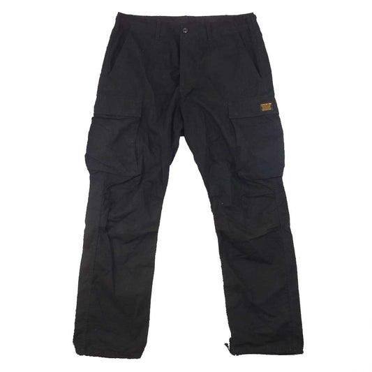 NEIGHBORHOOD ネイバーフッド MIL-BDU.RIP / C-PT リップストップ カーゴ ミリタリー パンツ ブラック系 XL【中古】