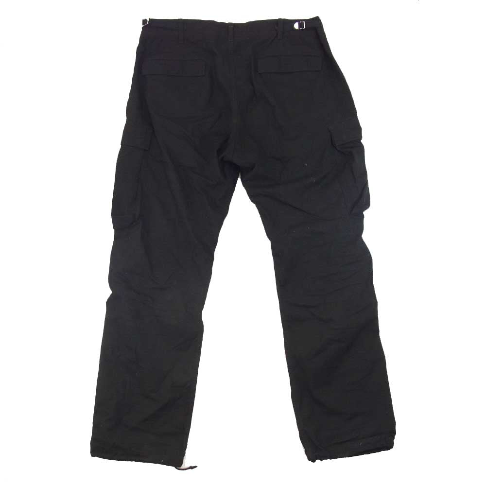 NEIGHBORHOOD ネイバーフッド MIL-BDU.RIP / C-PT リップストップ カーゴ ミリタリー パンツ ブラック系 XL【中古】