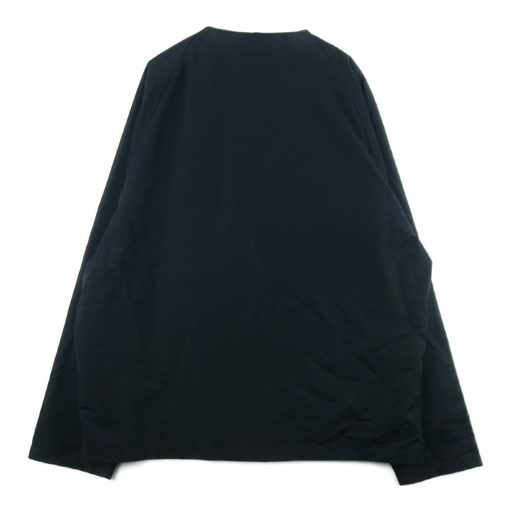 THE NORTH FACE ノースフェイス NP2205N PURPLE LABEL パープルレーベル MOUNTAIN WIND CARDIGAN マウンテン ウィンド カーディガン ノーカラー ジャケット ブラック系 XL【中古】