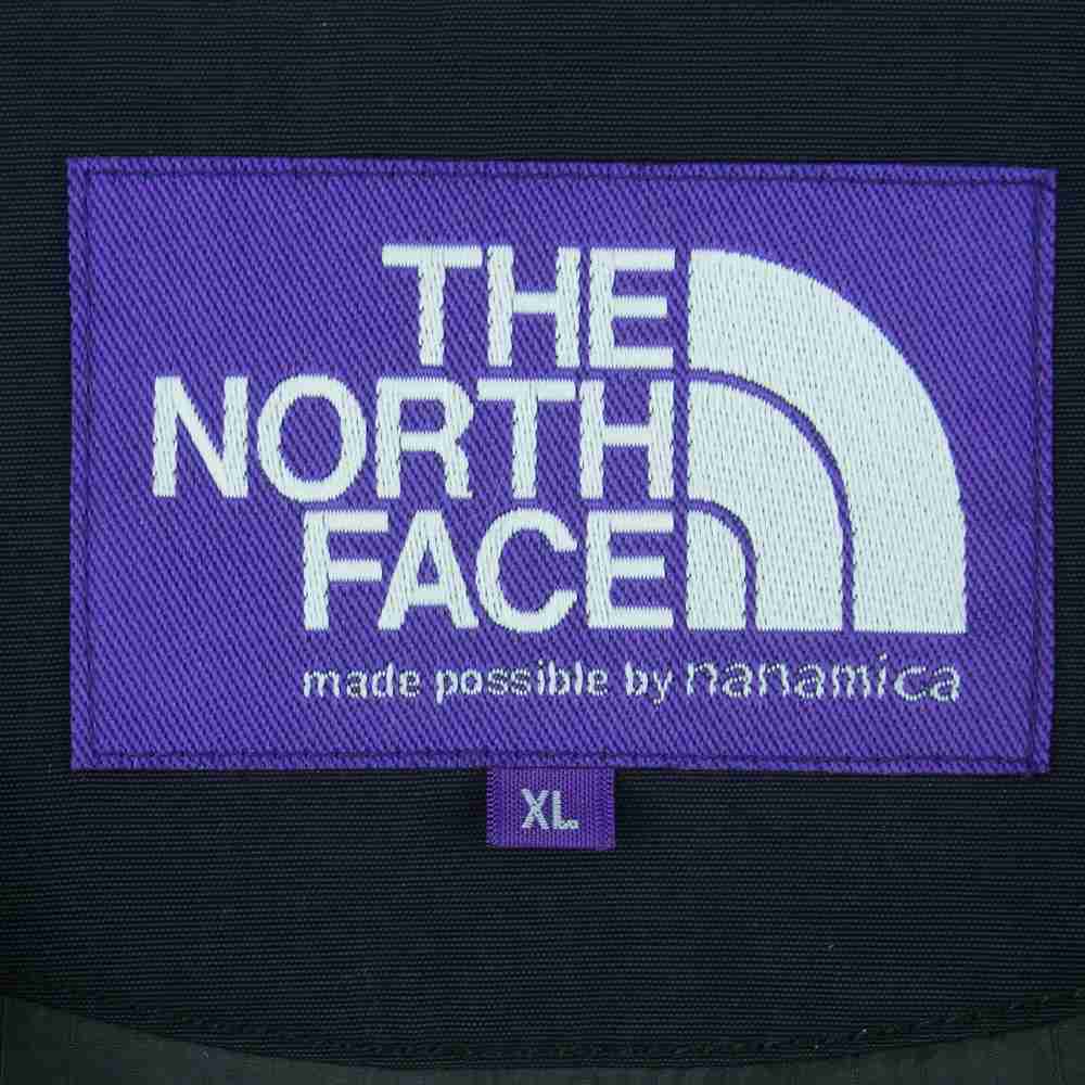 THE NORTH FACE ノースフェイス NP2205N PURPLE LABEL パープルレーベル MOUNTAIN WIND CARDIGAN マウンテン ウィンド カーディガン ノーカラー ジャケット ブラック系 XL【中古】