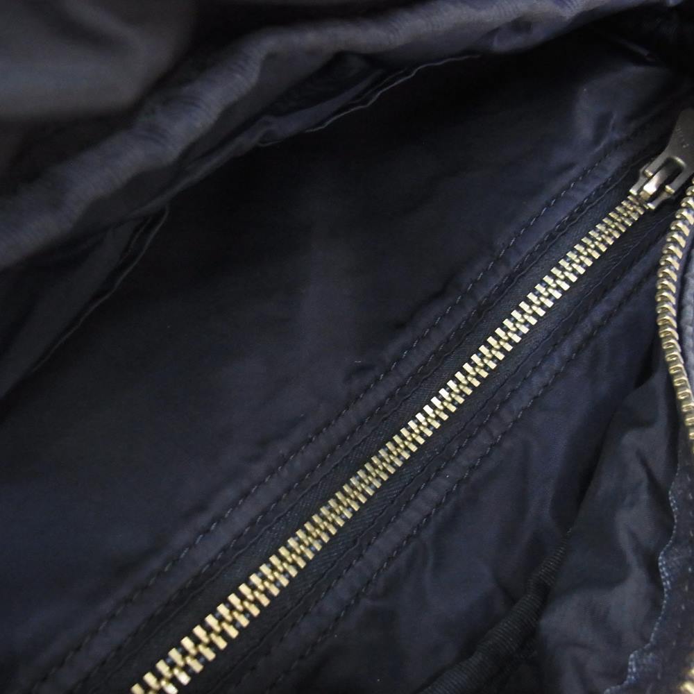PORTER CLASSIC ポータークラシック SUPER NYLON WAIST BAG スーパーナイロン ウエスト ボディ バック ポーチ ネイビー系【中古】
