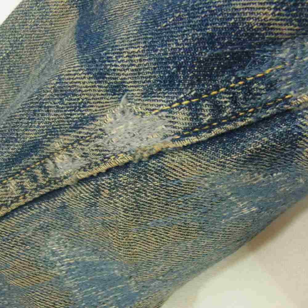 Levi's リーバイス ヴィンテージ オリジナル 紙パッチ BIGE 両面均等V 507XX 2nd デニム ジャケット インディゴブルー系 44【中古】