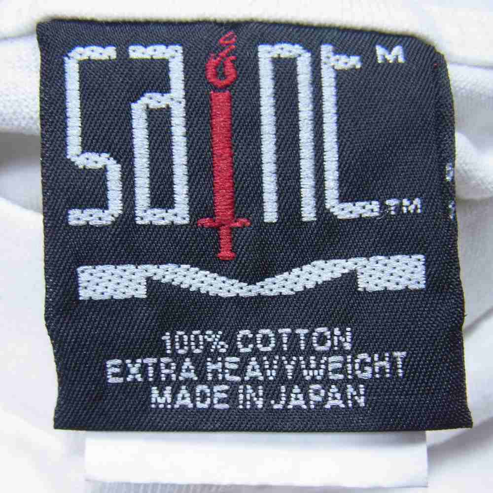 セントマイケル 22AW SM-A22-0000-0003 SS TEE OH SHIT / WHITE S/S 半袖Tシャツ ホワイト系 M【極上美品】【中古】