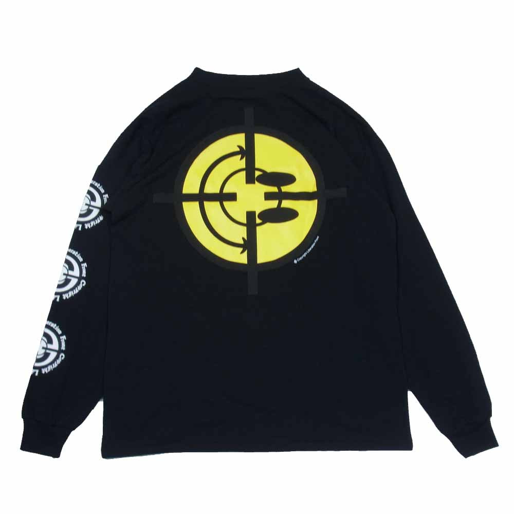 READY MADE レディメイド 22SS RE-CO-BK-00-00-203 TARGET LS TEE / BLK ターゲット L/S 長袖Tシャツ ブラック系 XL【極上美品】【中古】