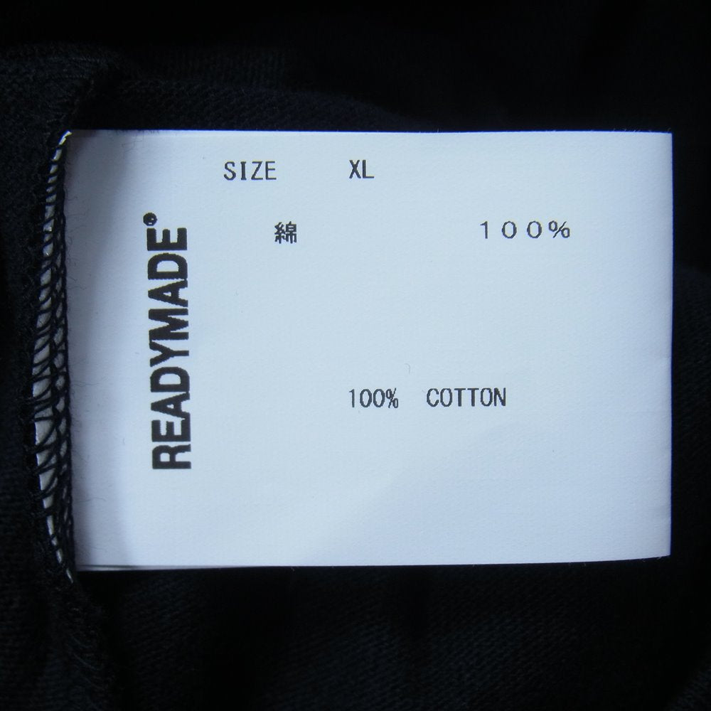 READY MADE レディメイド 22SS RE-CO-BK-00-00-203 TARGET LS TEE / BLK ターゲット L/S 長袖Tシャツ ブラック系 XL【極上美品】【中古】