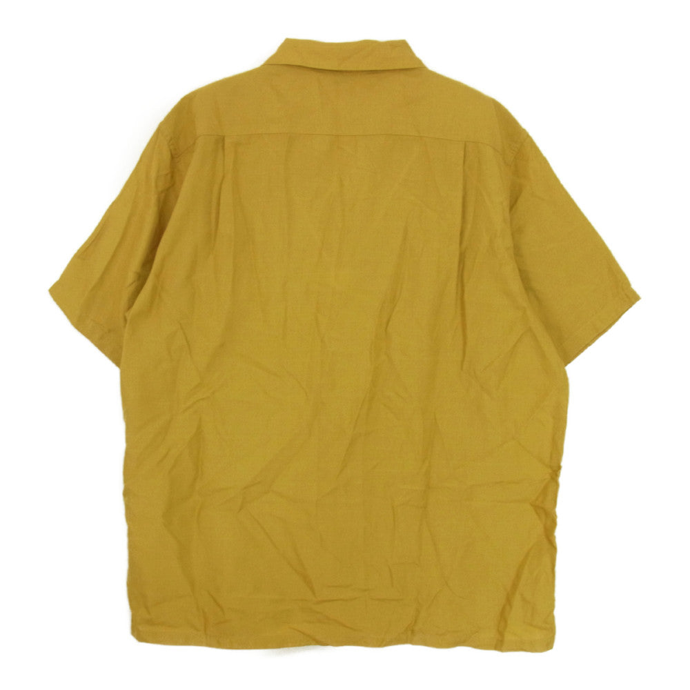 COOTIE クーティー レーヨン オープンカラー 半袖 シャツ イエロー イエロー系 M【中古】
