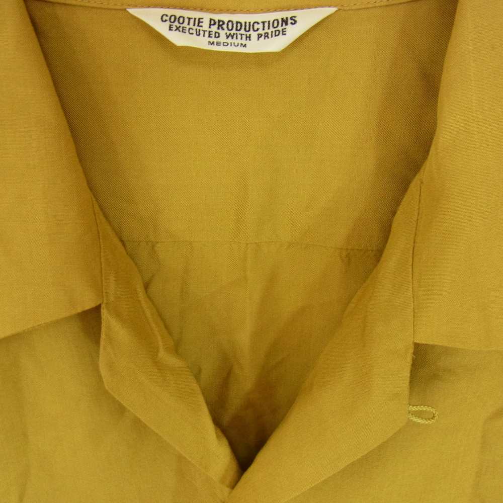 COOTIE クーティー レーヨン オープンカラー 半袖 シャツ イエロー イエロー系 M【中古】