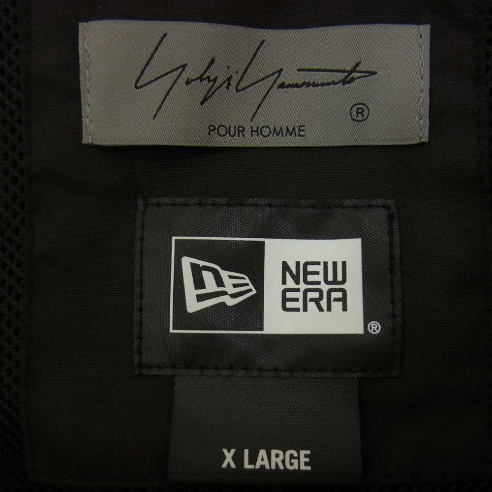 Yohji Yamamoto POUR HOMME ヨウジヤマモトプールオム 22SS HG-Y90-990 NEW ERA CROW PRINT COACH JACKET ニューエラ 烏 カラスプリント コーチジャケット ブラック系 XL【美品】【中古】