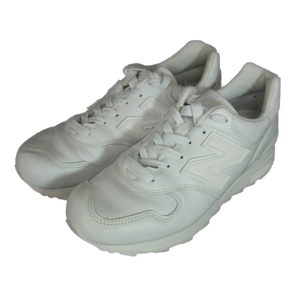 NEW BALANCE ニューバランス M1400B ヘリテージモデル オールレザー ホワイト系 26.5cm【中古】