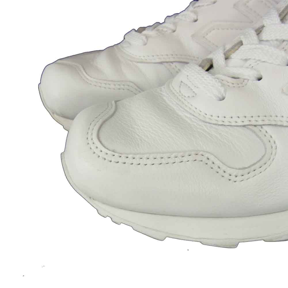 NEW BALANCE ニューバランス M1400B ヘリテージモデル オールレザー ホワイト系 26.5cm【中古】
