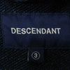 DESCENDANT ディセンダント デニム ポケット シャツ ジャケット ネイビー系 3【中古】