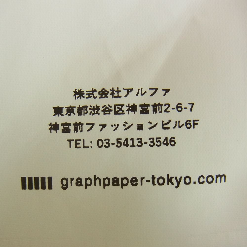 GRAPHPAPER グラフペーパー 21aw gm213-30061 Scale Off Melton Stadium Jacket スケールオフ メルトン スタジアム ジャケット スタジャン ブラック系 1【中古】