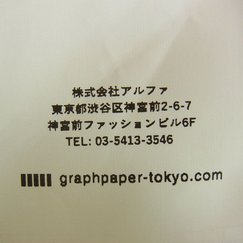GRAPHPAPER グラフペーパー 21aw gm213-30061 Scale Off Melton