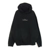 MAISON MARGIELA メゾンマルジェラ 22SS 10ライン 22SS S50GU0167 S25503 HOODIE UPSIDE DOWN LOGO ロゴ 刺繍 パーカー ブラック系 48【中古】