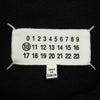 MAISON MARGIELA メゾンマルジェラ 22SS 10ライン 22SS S50GU0167 S25503 HOODIE UPSIDE DOWN LOGO ロゴ 刺繍 パーカー ブラック系 48【中古】