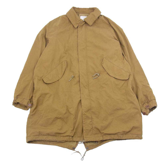 VISVIM ビズビム 0122105013019 22SS LEVINSON FISHTAIL 泥染め フィッシュテール モッズ ミリタリー コート カーキ 2【中古】