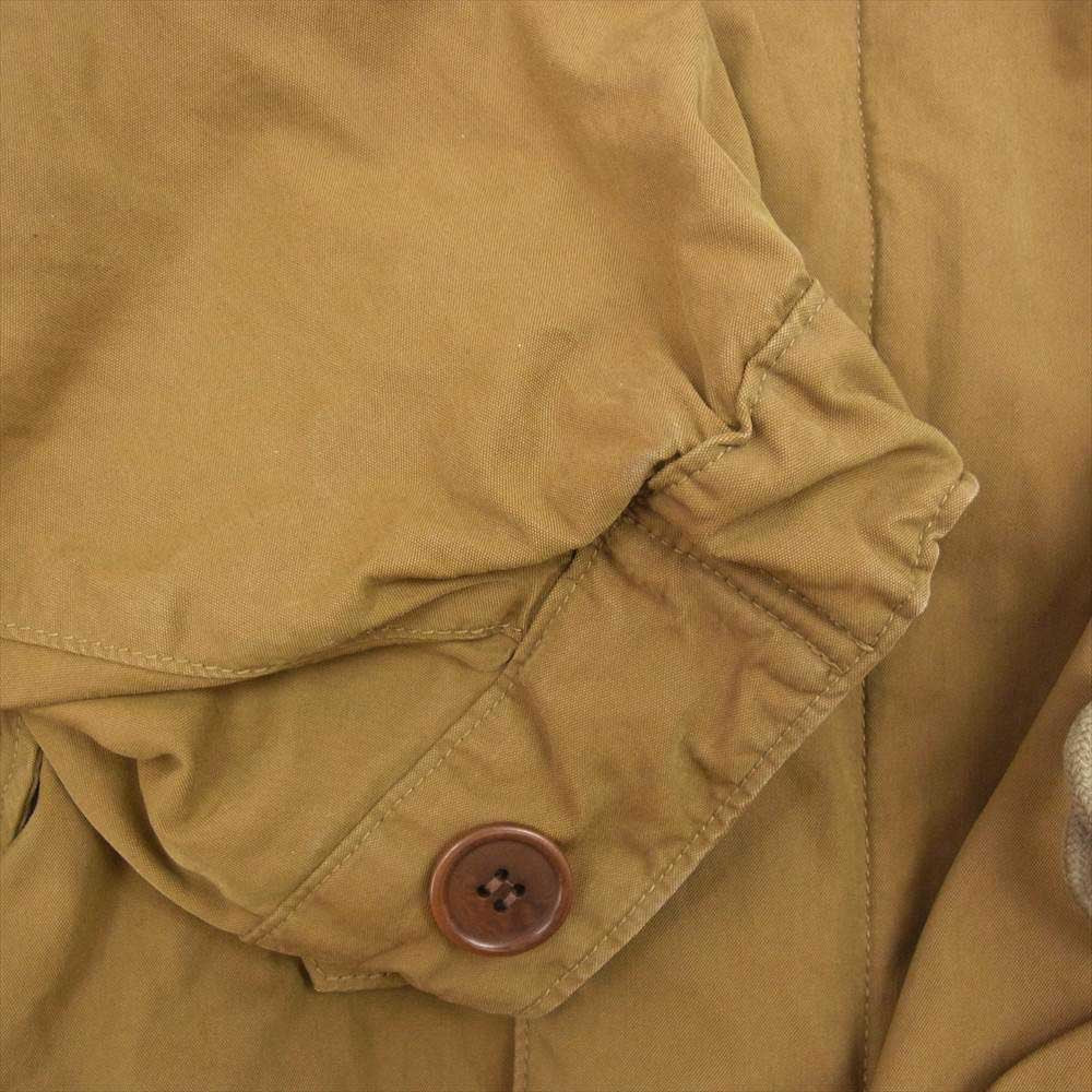 VISVIM ビズビム 0122105013019 22SS LEVINSON FISHTAIL 泥染め フィッシュテール モッズ ミリタリー コート カーキ 2【中古】