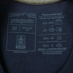 patagonia パタゴニア 38512 P-6 Logo Pocket Responsibili P-6ロゴ ポケット レスポンシビリティー Tシャツ ネイビー ネイビー系 M【中古】