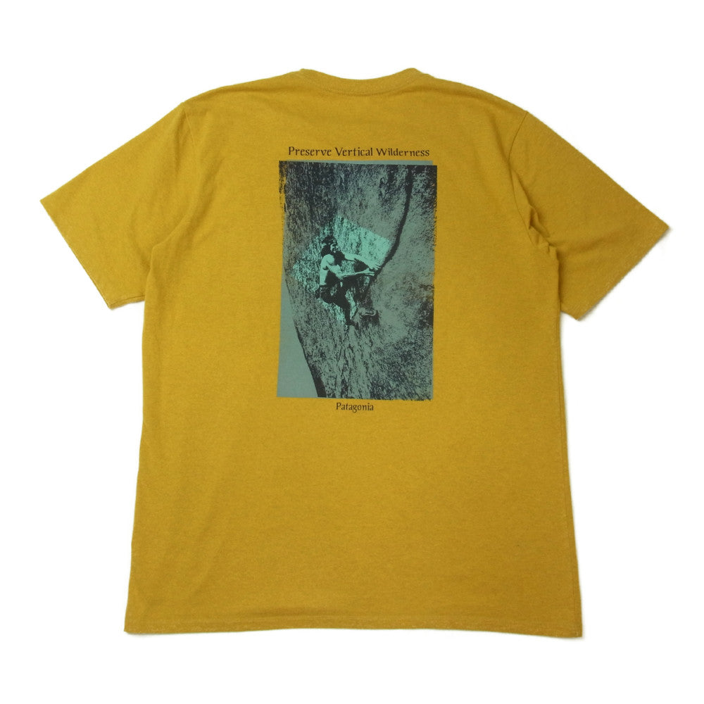 patagonia パタゴニア 37408 GRANITE MAGIC POCKET RESPONSIBILI グラネット マジック ポケット レスポンシビリティー Tシャツ イエロー系 M【中古】
