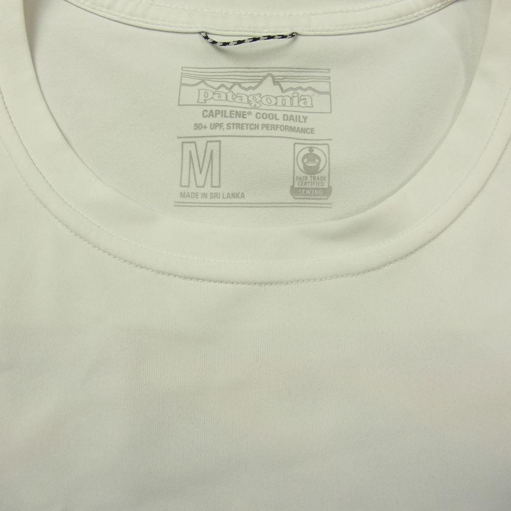 patagonia パタゴニア 45250 Boardshort Logo ボードショーツ ロゴ Ws Cap Cool Daily Graphic ウィメンズ キャプリーン クール デイリー グラフィック Tシャツ ホワイト系 M【中古】