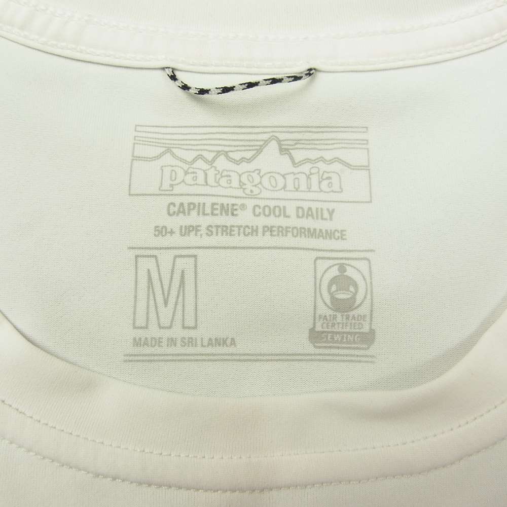 patagonia パタゴニア 45250 Boardshort Logo ボードショーツ ロゴ Ws Cap Cool Daily Graphic ウィメンズ キャプリーン クール デイリー グラフィック Tシャツ ホワイト系 M【中古】