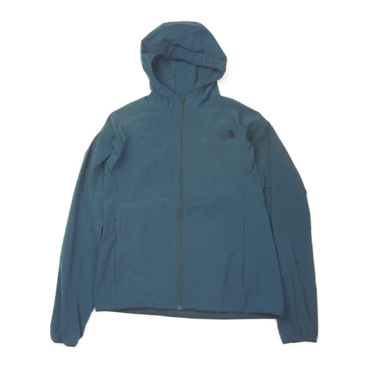 THE NORTH FACE ノースフェイス NPW21703 MTN SOFTSHELL HD マウンテン ソフト シェル フーディ ネイビー系 M【中古】