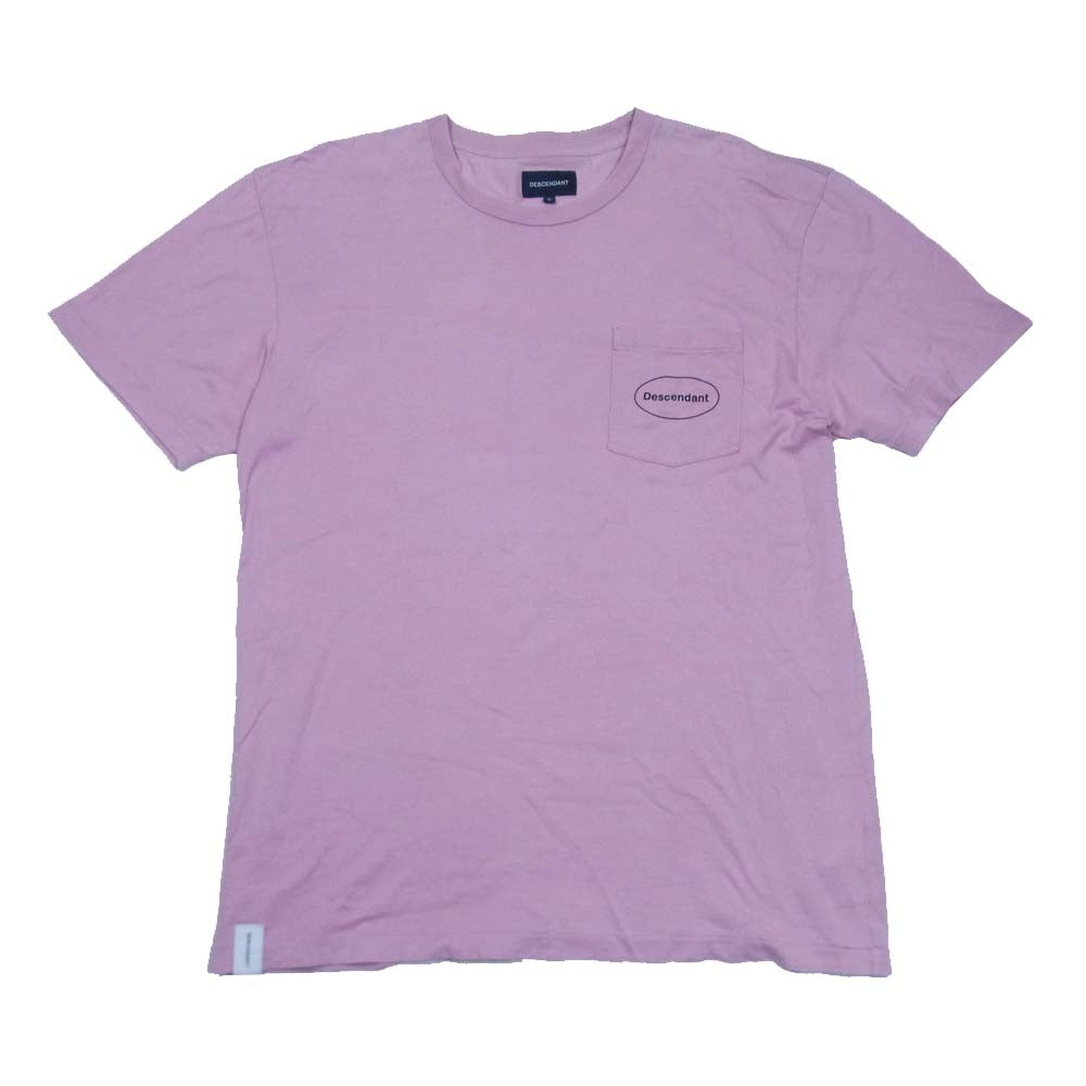 DESCENDANT ディセンダント 18AW KID BEARING CREW NECK SS DCDT キッドベリアン 半袖Tシャツ ピンクパープル 3【中古】