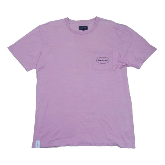 DESCENDANT ディセンダント 18AW KID BEARING CREW NECK SS DCDT キッドベリアン 半袖Tシャツ ピンクパープル 3【中古】