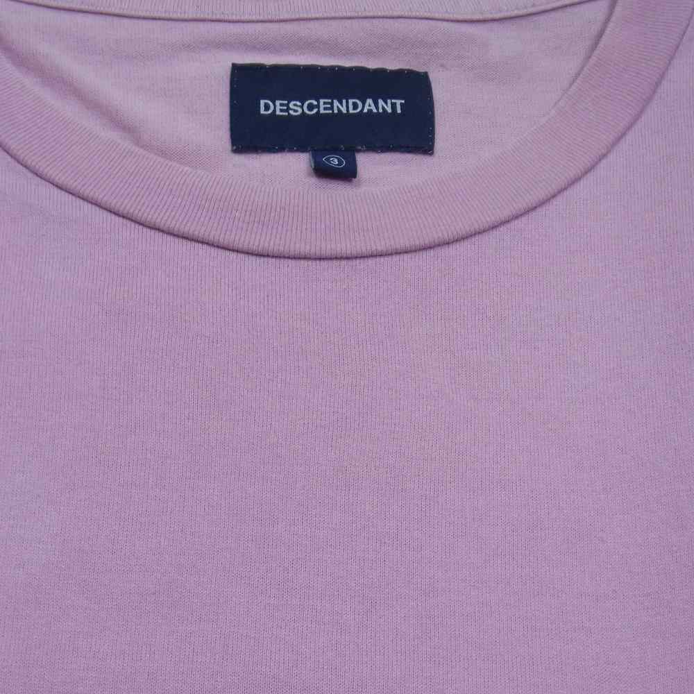 DESCENDANT ディセンダント 18AW KID BEARING CREW NECK SS DCDT キッドベリアン 半袖Tシャツ ピンクパープル 3【中古】
