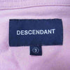 DESCENDANT ディセンダント 18AW KID BEARING CREW NECK SS DCDT キッドベリアン 半袖Tシャツ ピンクパープル 3【中古】