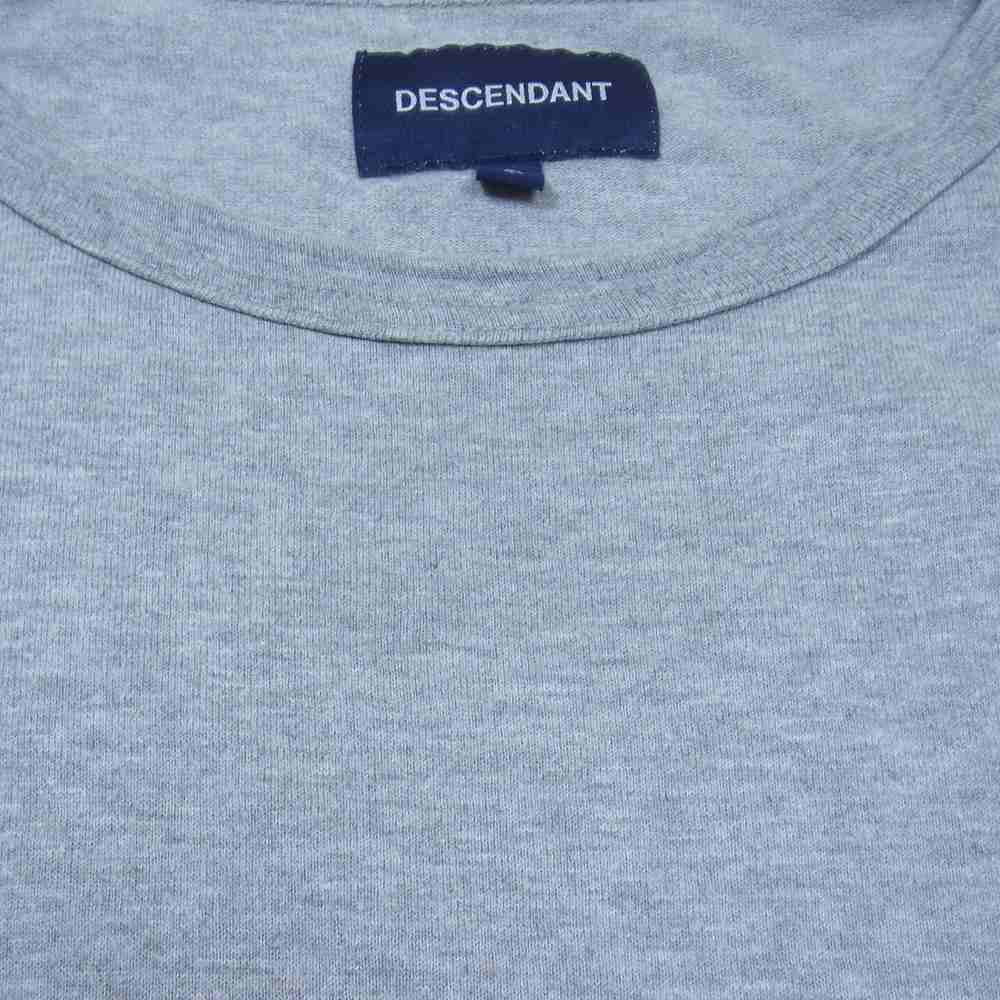DESCENDANT ディセンダント Keep ROLLING キープローリング ポケット 長袖Tシャツ グレー系 3【中古】