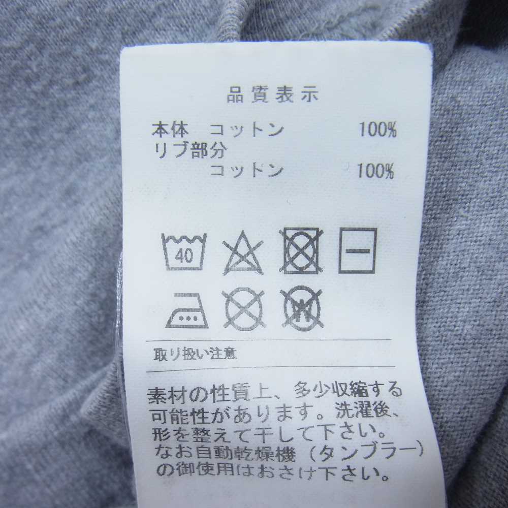 DESCENDANT ディセンダント Keep ROLLING キープローリング ポケット 長袖Tシャツ グレー系 3【中古】