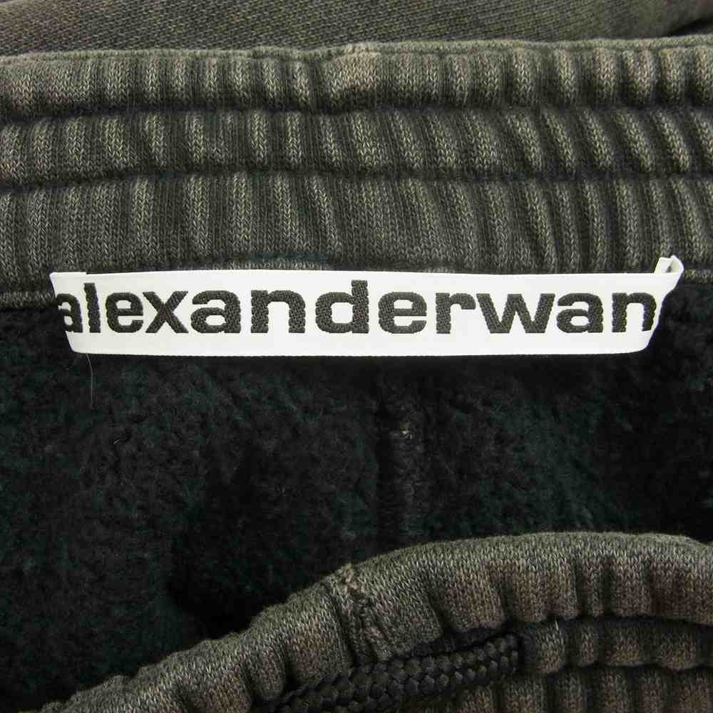 Alexander Wang アレキサンダーワン 20AW アシッドウォッシュ加工 デンスフリース スウェットパンツ グレー系 XS【中古】