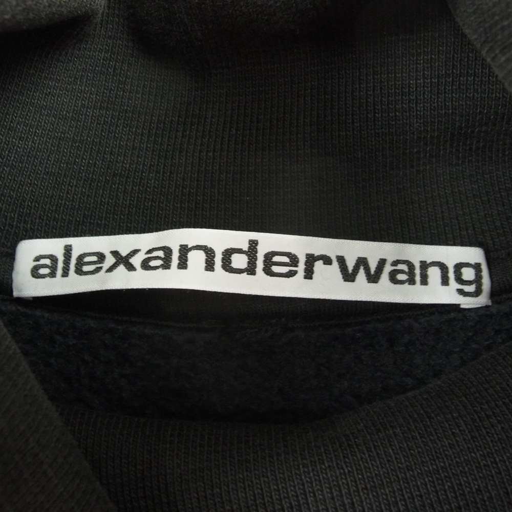 Alexander Wang アレキサンダーワン 20AW UCC3211473 DTC HIGH NECK PULLOVER アシッド ウォッシュ加工 ハイネック プルオーバー スウェット グレー系 XS【中古】