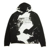 MAISON MARGIELA メゾンマルジェラ 20AW S50GU0151 S25451 DIAGONAL PAINT EFFECT HOODIE ロゴ ペイント フーディ パーカー ブラック系 46【美品】【中古】