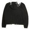 MAISON MARGIELA メゾンマルジェラ 20AW S50GU0151 S25451 DIAGONAL PAINT EFFECT HOODIE ロゴ ペイント フーディ パーカー ブラック系 46【美品】【中古】