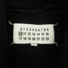 MAISON MARGIELA メゾンマルジェラ 20AW S50GU0151 S25451 DIAGONAL PAINT EFFECT HOODIE ロゴ ペイント フーディ パーカー ブラック系 46【美品】【中古】