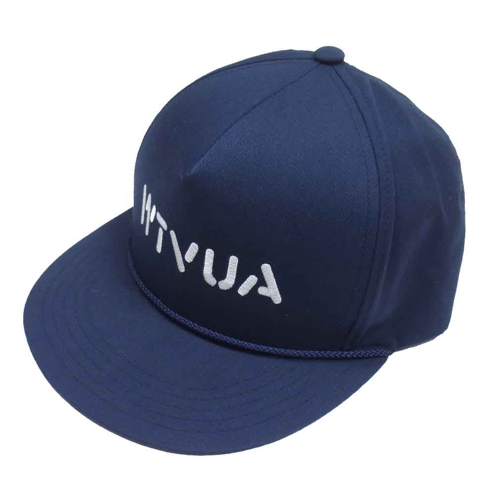 WTAPS ダブルタップス 20SS 201HCDT-HT12 MILITIA 02 CAP COPO TWILL ロゴ 刺繍 キャップ ネイビー系【中古】