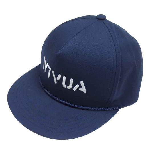 WTAPS ダブルタップス 20SS 201HCDT-HT12 MILITIA 02 CAP COPO TWILL ロゴ 刺繍 キャップ ネイビー系【中古】