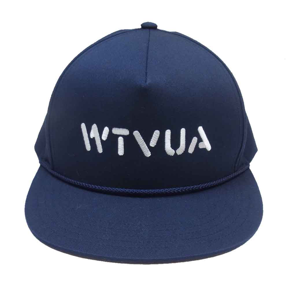 WTAPS ダブルタップス 20SS 201HCDT-HT12 MILITIA 02 CAP COPO TWILL ロゴ 刺繍 キャップ ネイビー系【中古】