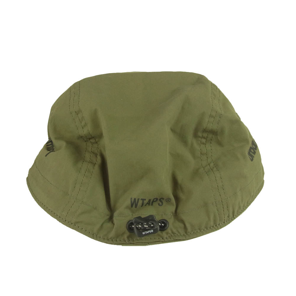 WTAPS ダブルタップス 20AW 202HCDT-HT11 T-7 CAP COPO WEATHER ドローコード キャンプ キャップ オリーブ カーキ系 L【美品】【中古】