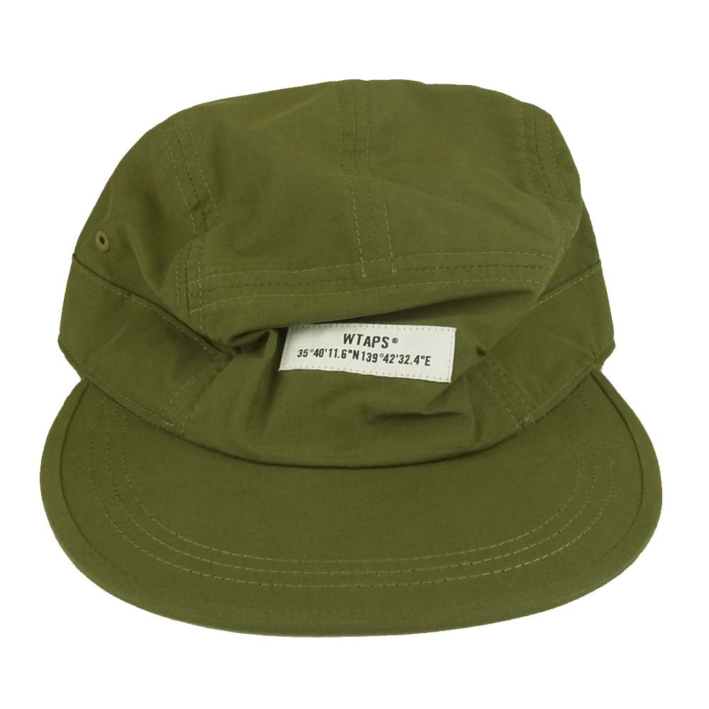 WTAPS ダブルタップス 20AW 202HCDT-HT10 T-7 CAP NYCO TUSSAH キャンプ キャップ オリーブ カーキ系 F【中古】