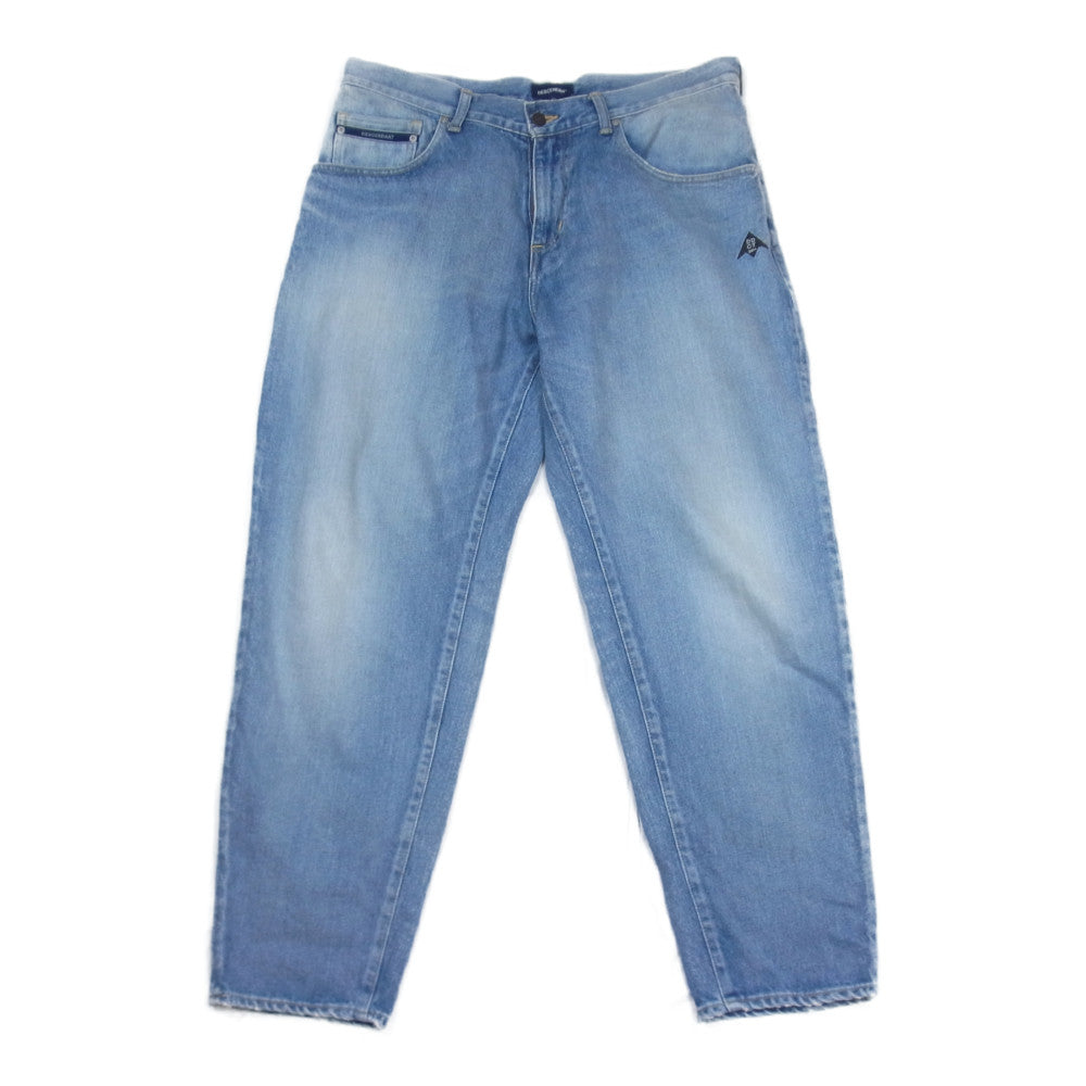 DESCENDANT ディセンダント 192WVDS-PTM01 1986 BAGGIE JEANS USED加工 ウォッシュ バギー ジーンズ インディゴブルー系 3【中古】
