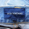 DESCENDANT ディセンダント 192WVDS-PTM01 1986 BAGGIE JEANS USED加工 ウォッシュ バギー ジーンズ インディゴブルー系 3【中古】