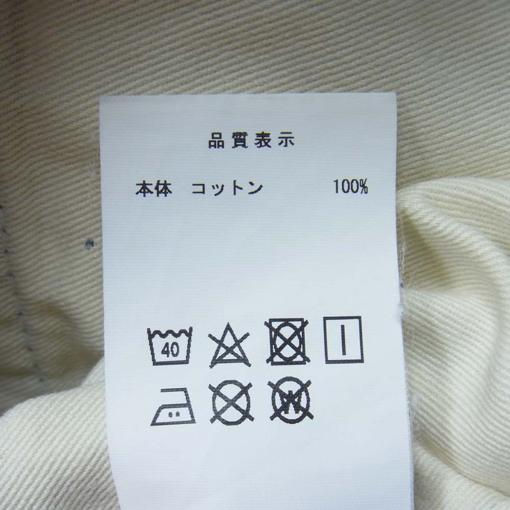 DESCENDANT ディセンダント 192WVDS-PTM01 1986 BAGGIE JEANS USED加工 ウォッシュ バギー ジーンズ インディゴブルー系 3【中古】