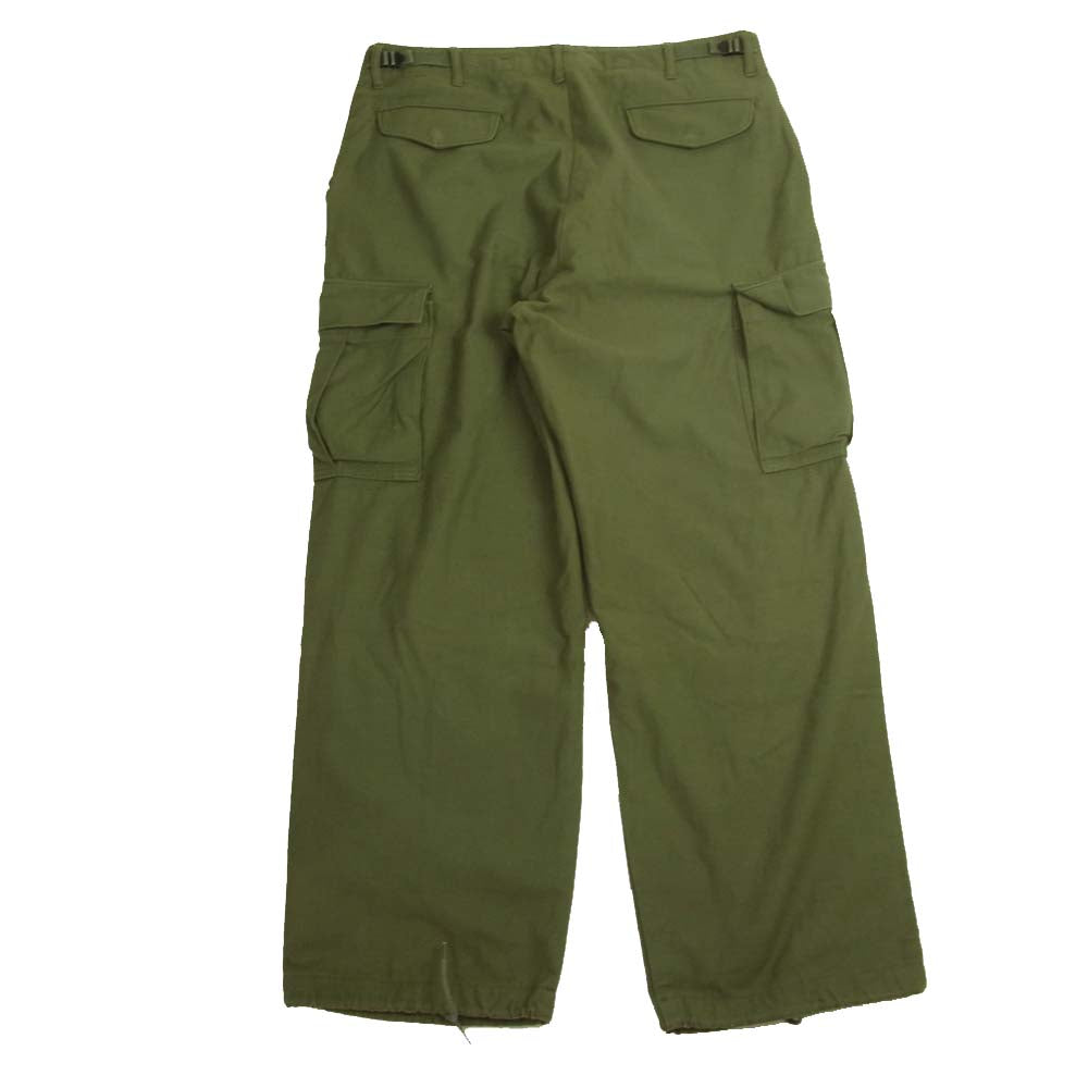 WTAPS ダブルタップス 19AW 192WVDT-PTM01 WMILL-65 TROUSER TROUSERS NYCO SATIN ミリタリー カーゴ トラウザーズ パンツ カーキ系 3【中古】