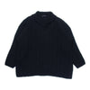BALENCIAGA バレンシアガ 19AW 583189 WOVEN SWEATER Vネック ニット ブラック系 S【美品】【中古】