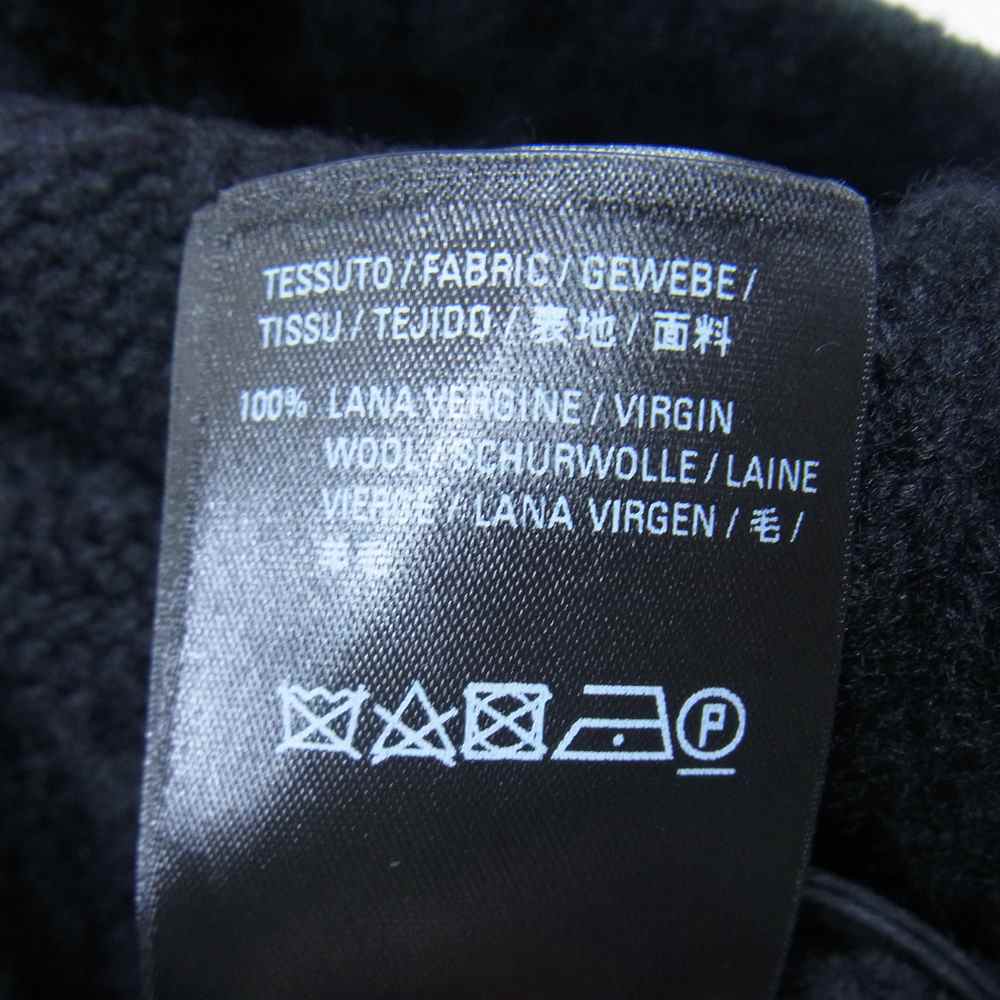 BALENCIAGA バレンシアガ 19AW 583189 WOVEN SWEATER Vネック ニット ブラック系 S【美品】【中古】