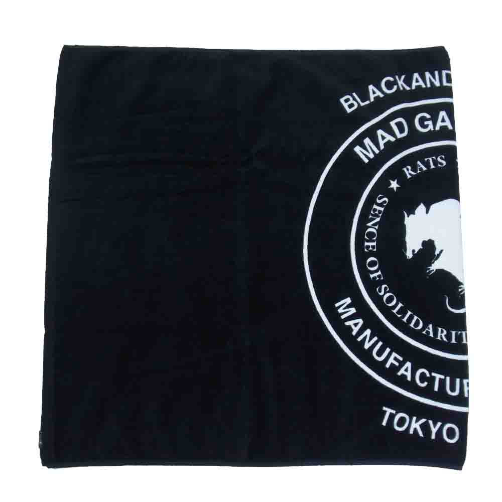 RATS ラッツ 20RA-0509 SPORTS TOWEL ロゴ バスタオル ブラック系【新古品】【未使用】【中古】